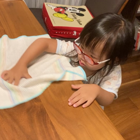 はるの、お手伝いをする〜ふきふき編〜の画像