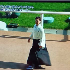 日本ダービー国歌独唱きよしくんの画像