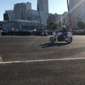 1/10 神奈川県警察年頭視閲式の  画像