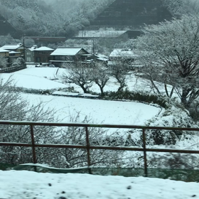 電車旅✴︎雪道✴︎昭和の歌を聴きながら✴︎寒いのに心は、ぽっぽ、や。ぽっぽや(о´∀`о)の画像