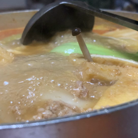 昨日の鍋…笑の画像