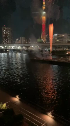 花火を打ち上げる瞬間をとらえた迫力動画の記事動画
