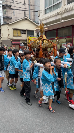 地元神社祭礼（子供神輿、山車）の記事動画