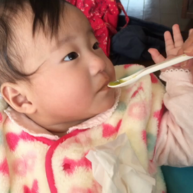 初離乳食の画像