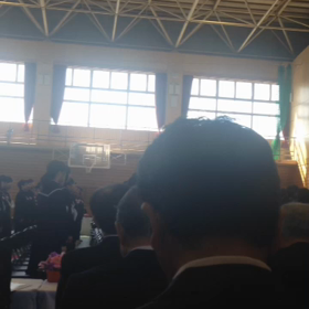 中学校卒業式の画像