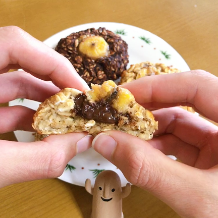 【材料4つだけ】オートミールのかんたん腸活レシピ！食べて痩せる美腸パンの記事動画
